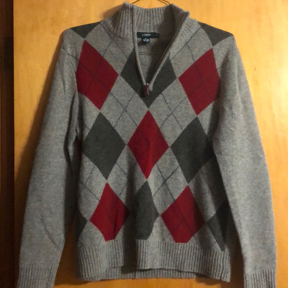 J Crew Quarter Zip Sweater